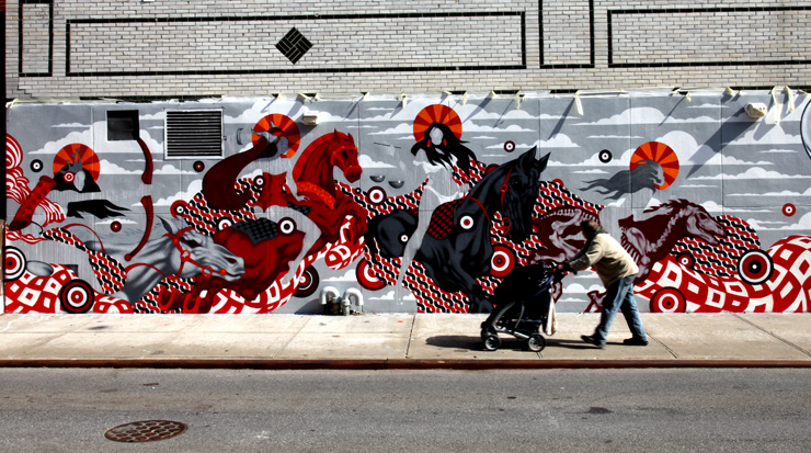 four horsemen streetart Tristan Eaton (photo copyright Jaime Rojo)